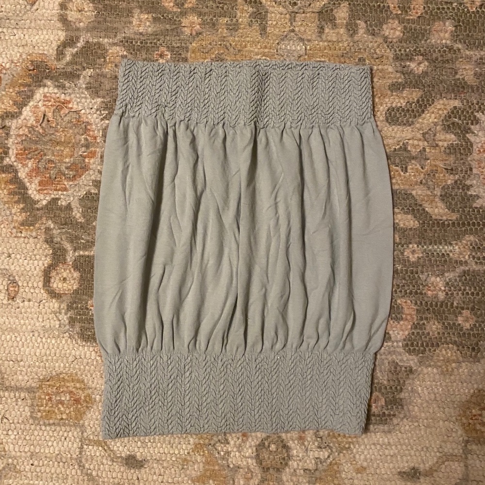 Gray choice tube top